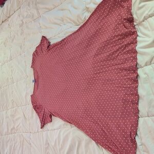 Jersey knit midi dress